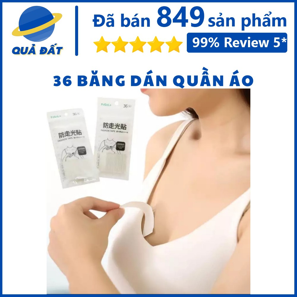 36 Miếng Băng Dính Thời Trang Cố Định Quần Áo