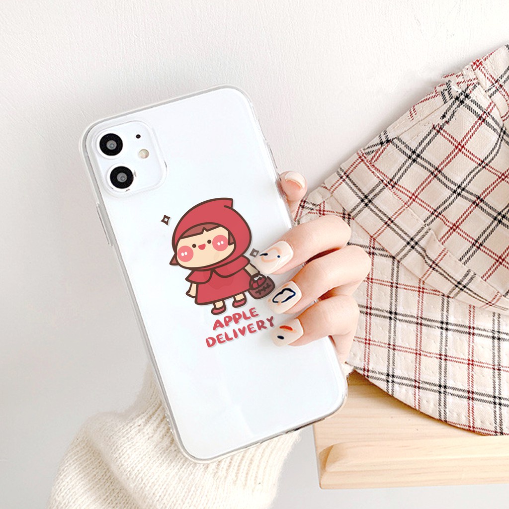Ốp lưng iphone silicon Hoạt hình dẻo trong suốt cho ip 6splus/7/7plus/8/8plus/x/xr/xs/11/12/pro/max/plus/13promax t97