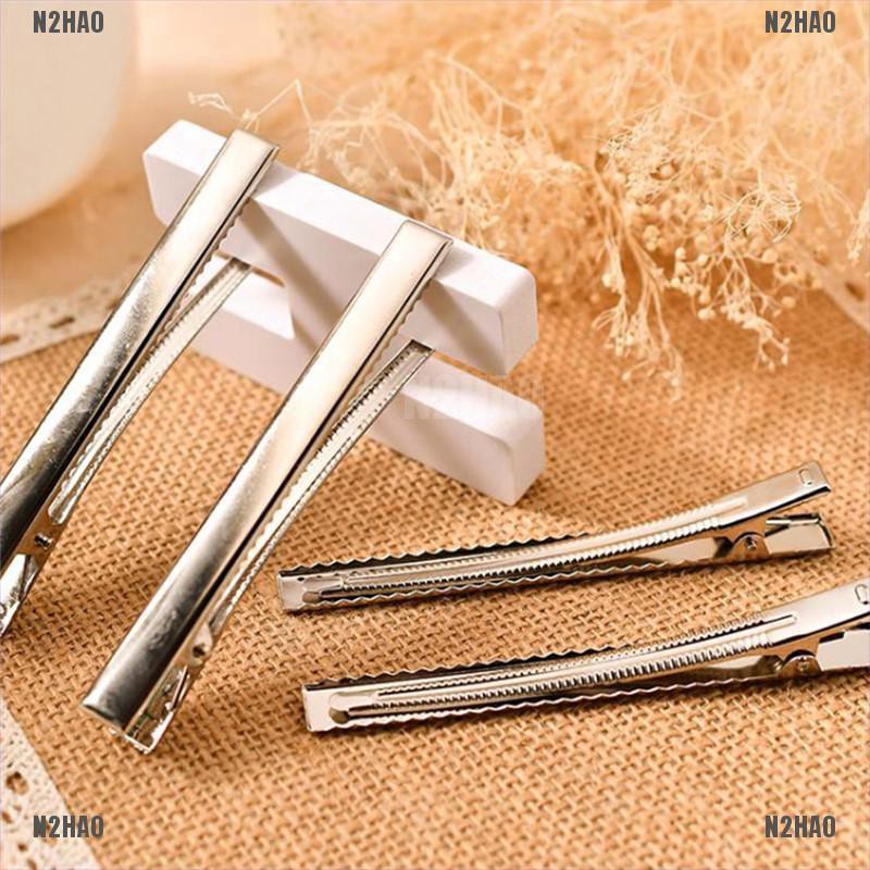 Set 20 kẹp tóc kim loại kiểu miệng cá sấu cỡ 3.2-9.7cm cho nữ