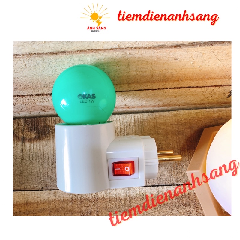 Bóng đèn led SOPOKA 1W + đuôi đèn liền phích công tắc
