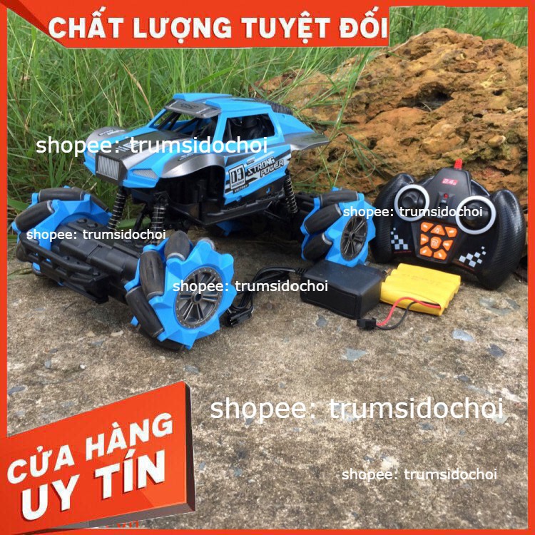 LOẠI ĐẸP- HCM- Xe điều khiển địa Hình 2 cầu drift 360 độc Lốc Xoáy Sa Mạc - chạy ngang- nhiều chức năng