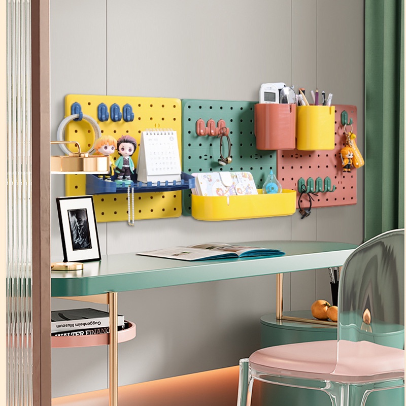 Kệ Gắn Tường Không Cần Khoan Hình Tròn/Tròn Dùng Để Treo Đồ