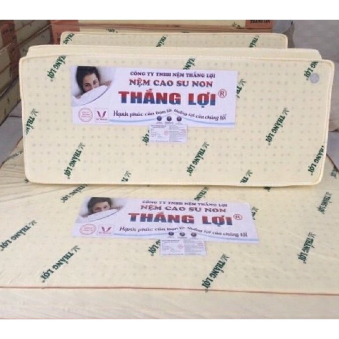 Nệm cao su nhân tạo Thắng Lợi gấp 3 dày 10 Cm