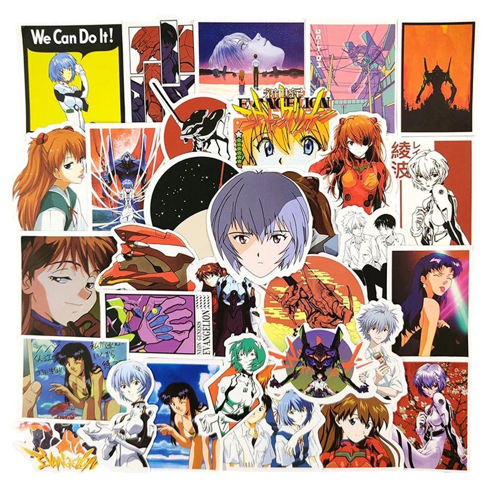 Miếng Dán Trang Trí Điện Thoại / Guitar / Laptop / Ván Trượt Chống Thấm Nước Họa Tiết Anime QUINTON Graffiti