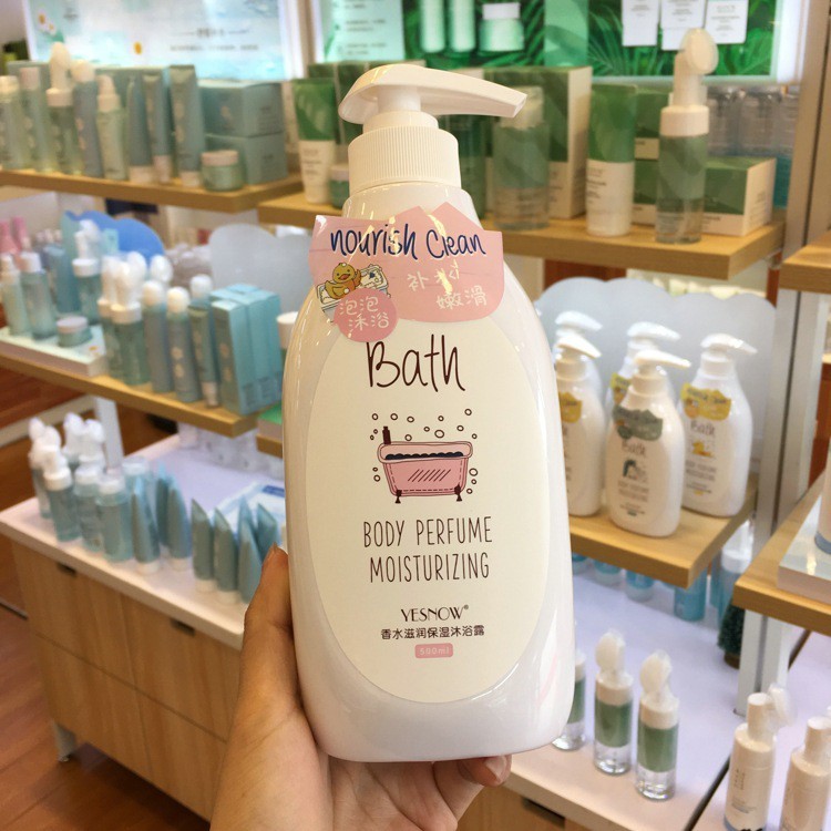 Sữa Tắm Dưỡng Ẩm Hương Nước Hoa JOEEYLOVES 500ML Yesnow - Dưỡng Da Làm Sạch Da Với 3 Mùi Hương Nhẹ Nhàng Tươi Mát