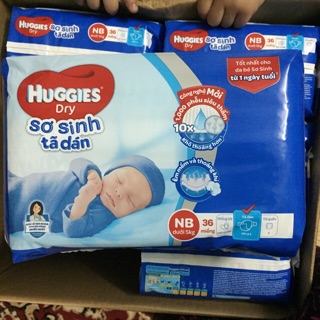 Tã dán sơ sinh Huggies NB36