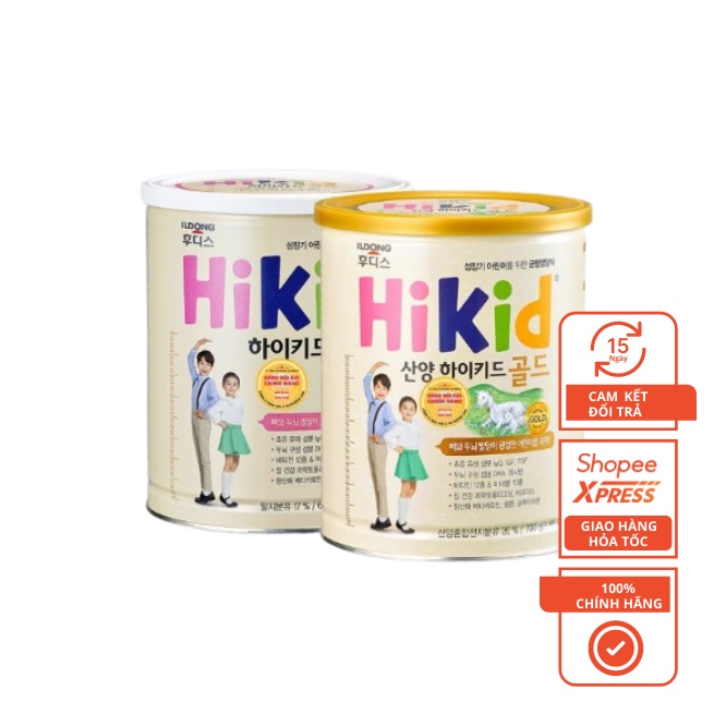 Sữa Bột Hikid Hàn Quốc 600g