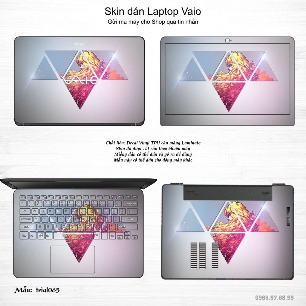 Skin dán Laptop Sony Vaio in hình Đa giác _nhiều mẫu 11 (inbox mã máy cho Shop)
