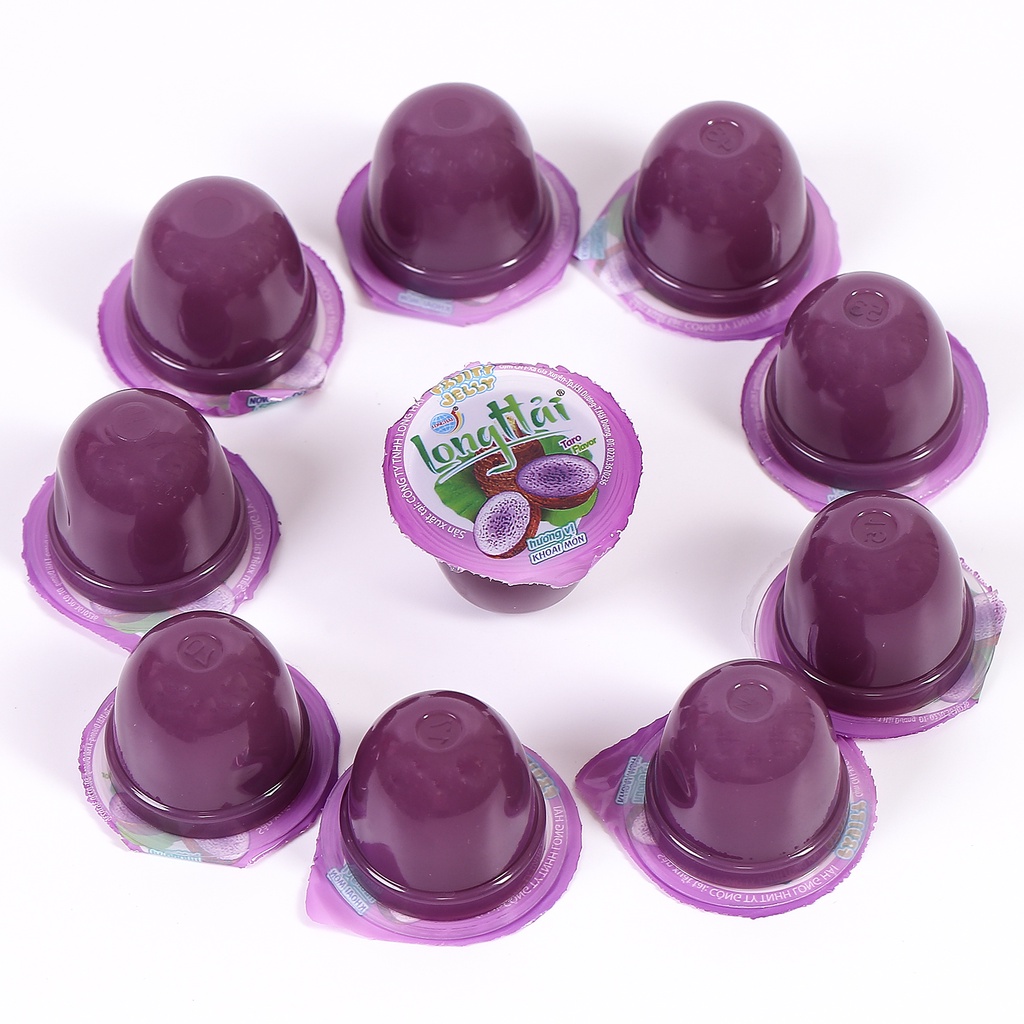 Thạch Rau Câu Long Hải Hương Vị Khoai Môn Trọng Lượng Túi 416 G