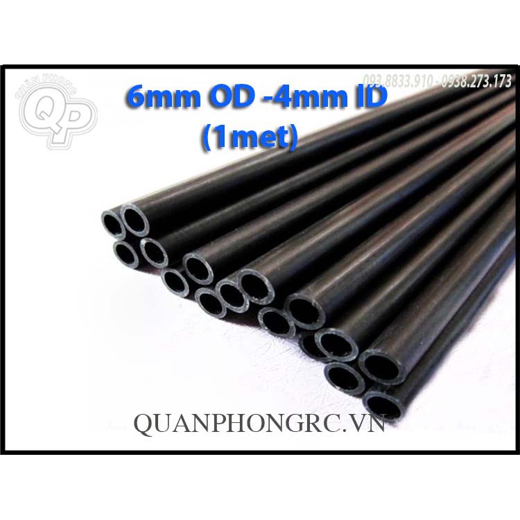 2 cây Carbon Fiber 6mm (1 mét)