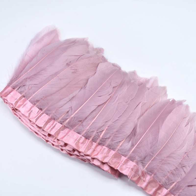 Dây Ruy Băng Lông Ngỗng Tự Nhiên 2M 15-20cm Trang Trí Tiệc Cưới / Sinh Nhật