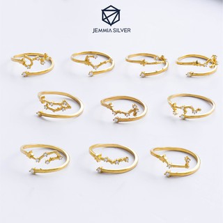 Nhẫn bạc Jemmia chòm sao hoàng đạo - JM2054