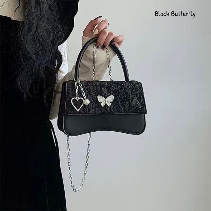 Túi đeo chéo kèm phụ kiện Butterfly