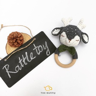 Lục lạc len móc Bunny