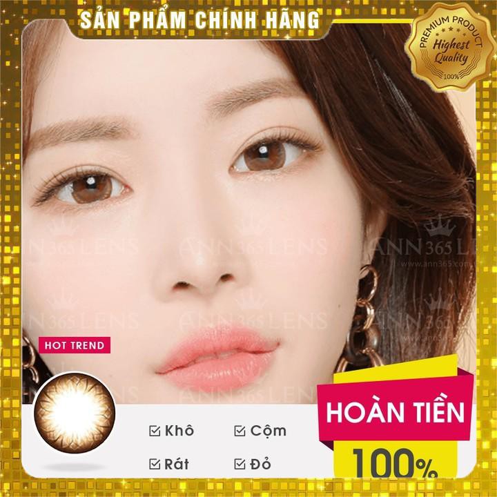 [Hàn Quốc chính hãng] Lens Mắt Cận 1 Ngày Màu Nâu Ann Brown, Kính Áp Tròng Nội Địa Hàn Cho...