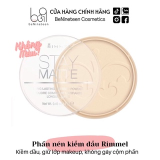 [MỚI VỀ] Phấn Phủ Kiềm Dầu Rimmel Stay Matte Powder - 001 Transparent [beNineteen Cosmetics]