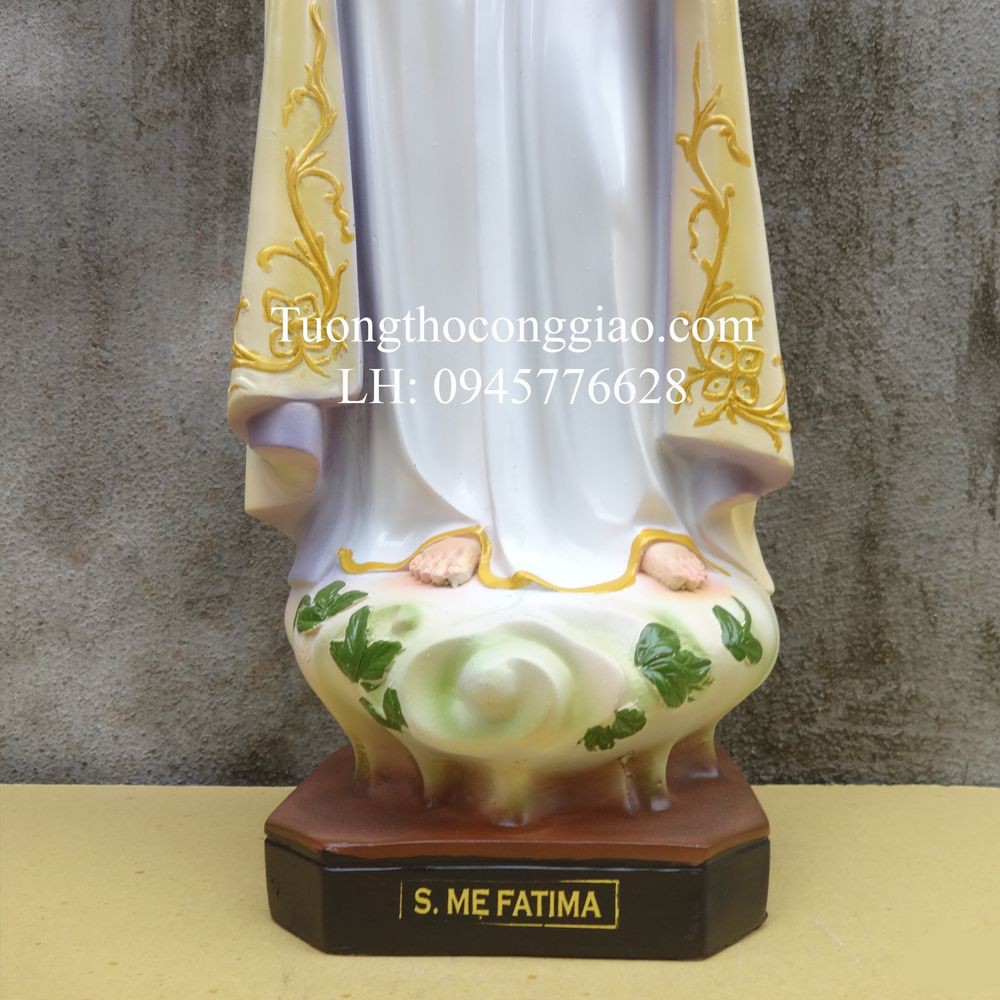 Tượng Đức Mẹ Fatima 50cm Composite