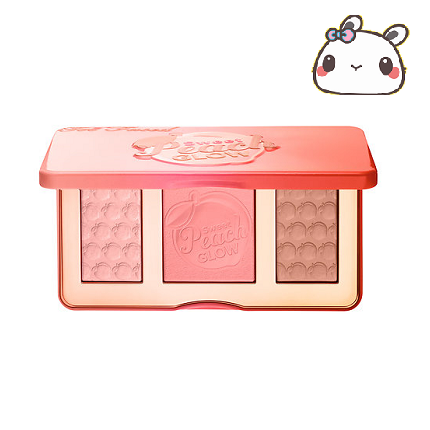 Yolo ❤ Too Faced Sweet Peach Blush bảng sửa chữa với các điểm nổi bật của đào