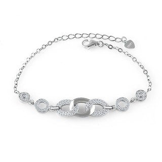 Lắc tay bạc Luxurious