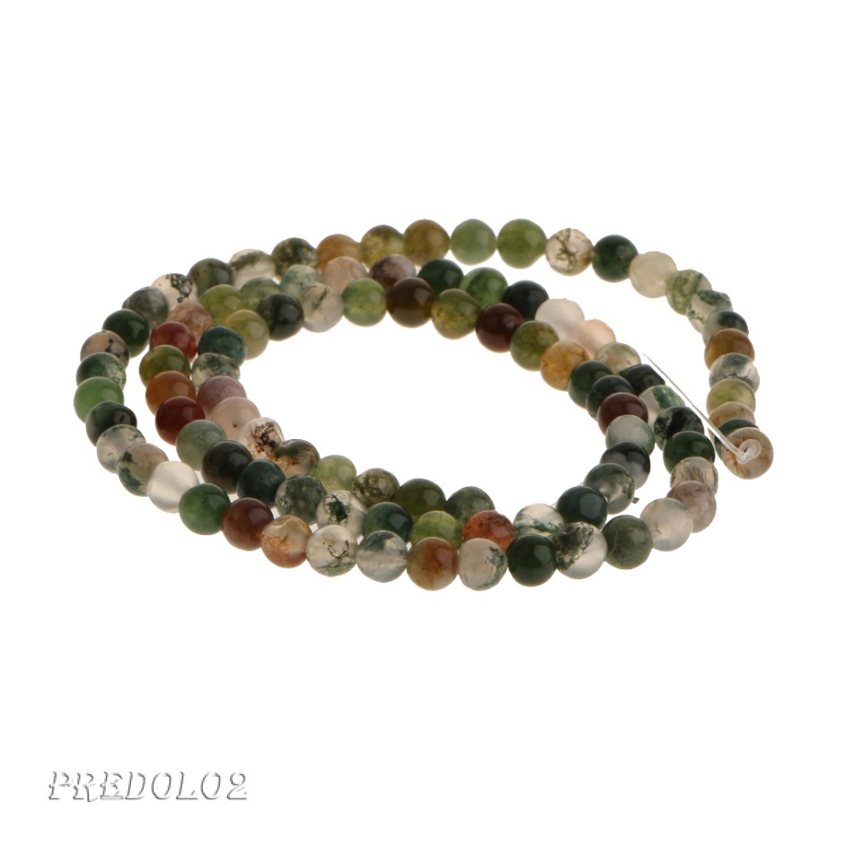 Blood Agate Round Gemstones Loose Beads Strand 4mm / 15.5 Inch