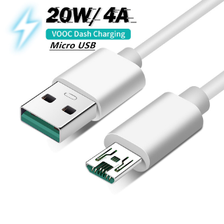 Cáp Micro USB 4A hỗ trợ sạc nhanh VOOC cho OPPO VIVO Samsung S7 Xiaomi Redmi Note 5 Pro