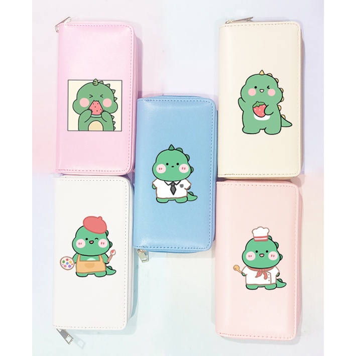 Ví khủng long VBI26 ví dài thần tượng chibi kpop hoạt hình cute dễ thương