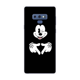 Ốp Lưng Samsung Galaxy Note 8 9 Note8 Note9 TPU mềm Case Cá tính đen tuyền Two