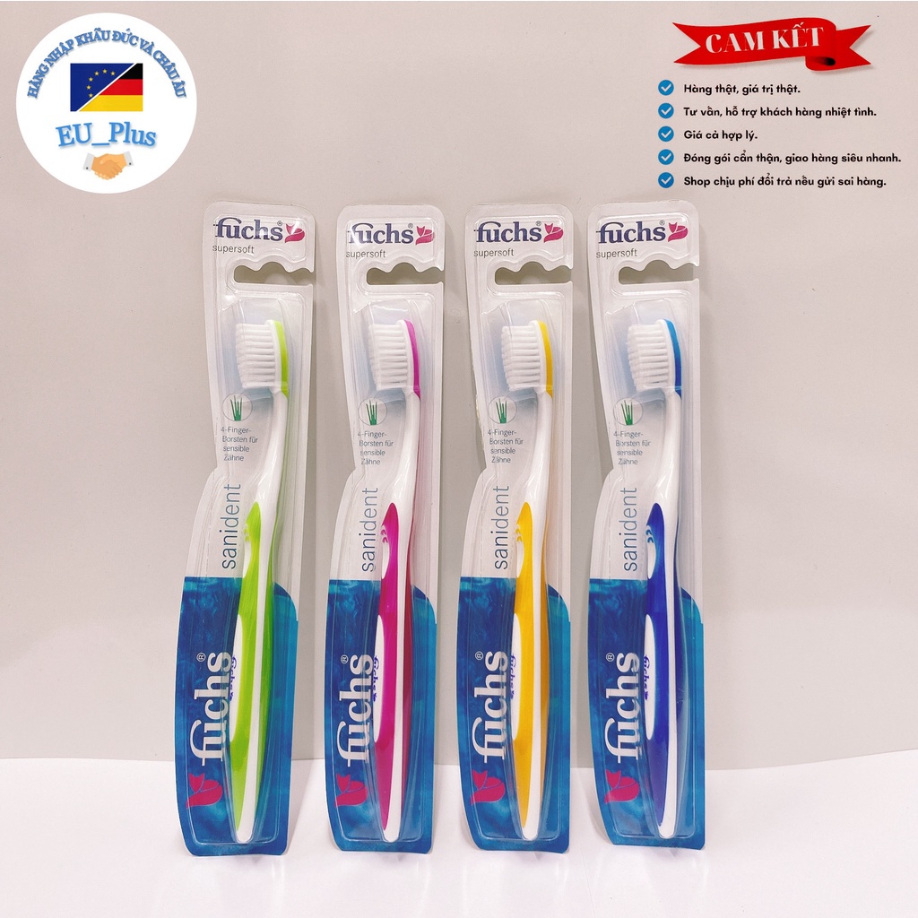 Bàn Chải Fuchs Sanident Loại Mềm (Đức) - Super soft