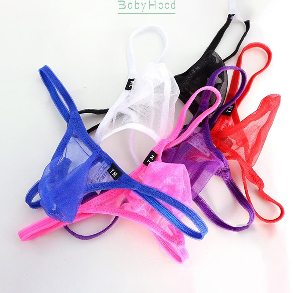 【Big Discounts】Mens Low rise G-String Underwear Mesh T-Back Briefs Sexy Pouch Panties Thong#BBHOOD