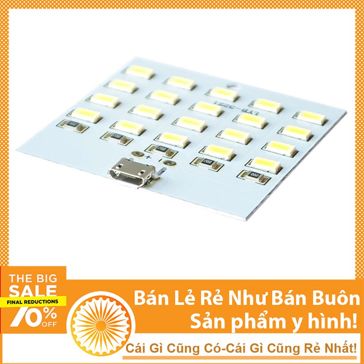 Đèn Led Siêu Sáng 20 LED 5V Micro USB Đèn Ngủ Tiết Kiệm Điện