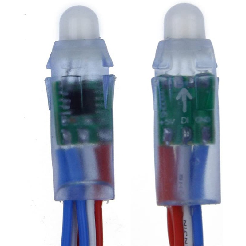 Bộ 50 dây đèn LED 4M/6.5Meter DC5V WS2811 12mm 15cm IP68 chống thấm nước