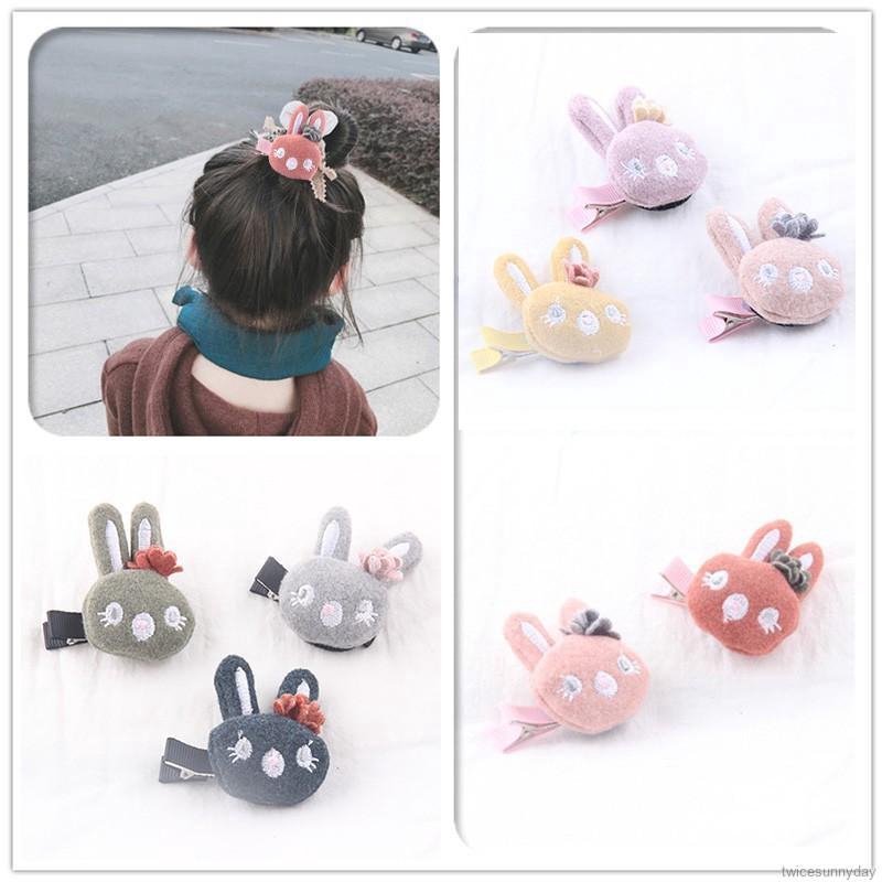 Kẹp tóc tai thỏ dễ thương cho bé gái