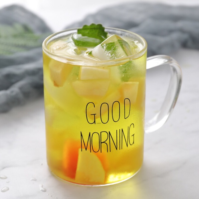 Ly Thủy Tinh in chữ good morning