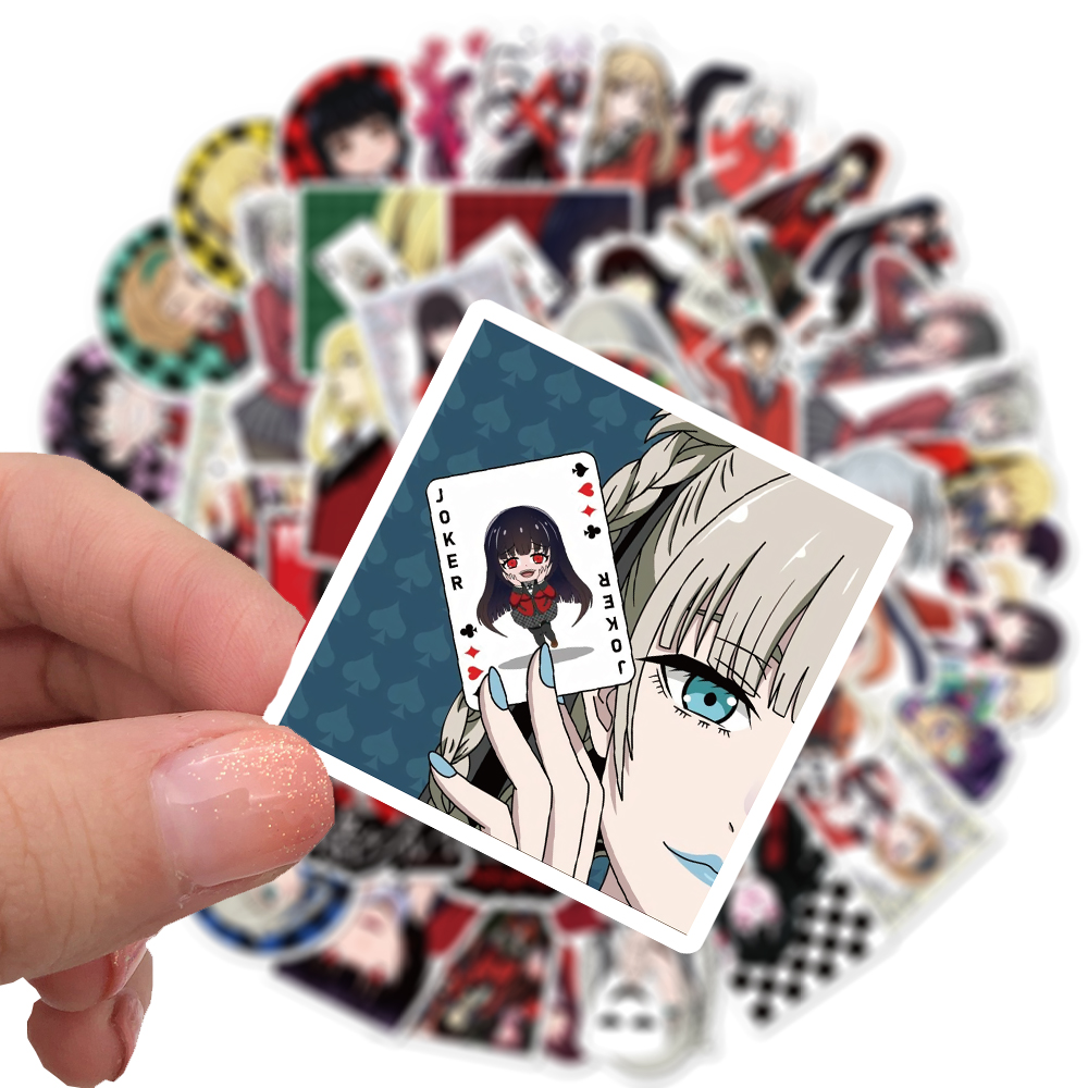 ❉ Kakegurui - Series 04 Anime Stickers ❉ 50Pcs/Set Jabami Yumeko DIY Fashion Doodle Decals Stickers