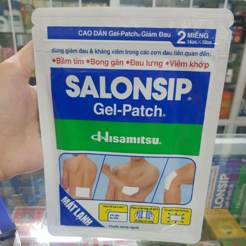 Miếng dán Salonsip Gel-Patch gói 2 miếng