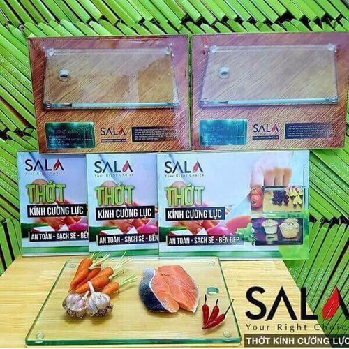 Thớt kính cường lực Sala công nghệ Nhật Bản dày 10mm