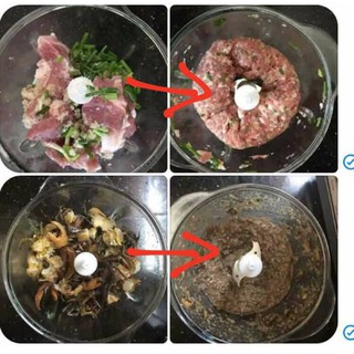Máy xay thịt đa năng cối thủy tinh