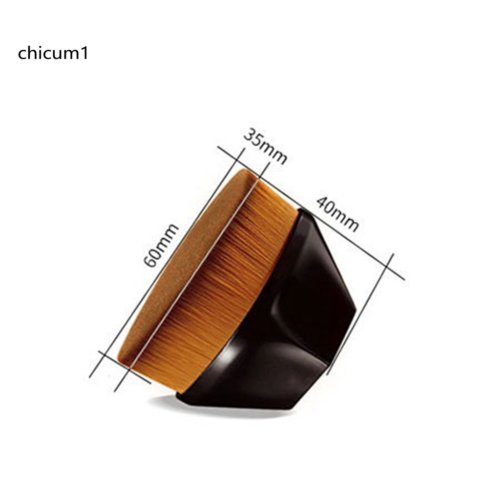 [Hàng mới về] Cọ trang điểm đầu dẹt thiết kế nhỏ gọn chất lượng cao tiện dụng