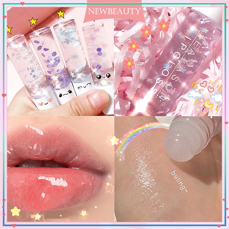 [Hàng mới về] Son bóng trong suốt ánh ngọc trai lấp lánh thời trang cho nữ