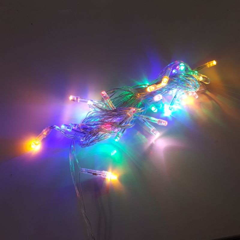 Combo 10 Dây Đèn nháy Trang Trí 5m Đa Sắc - Dùng Để Quấn Cây Quất, Cây Đào, Cây Mai Ngày Tết