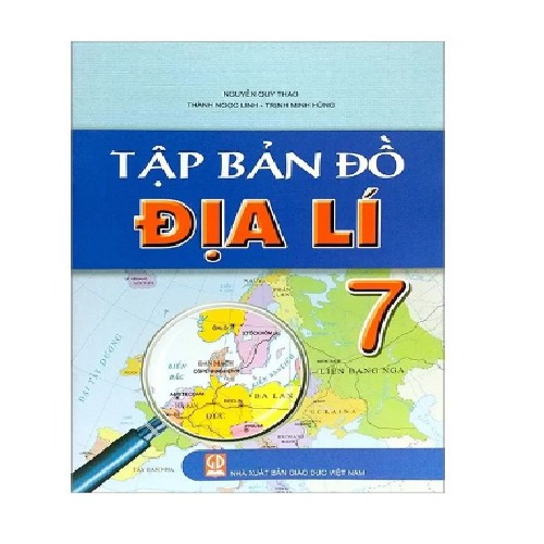 Sách tập bản đồ địa lí 7 - in màu