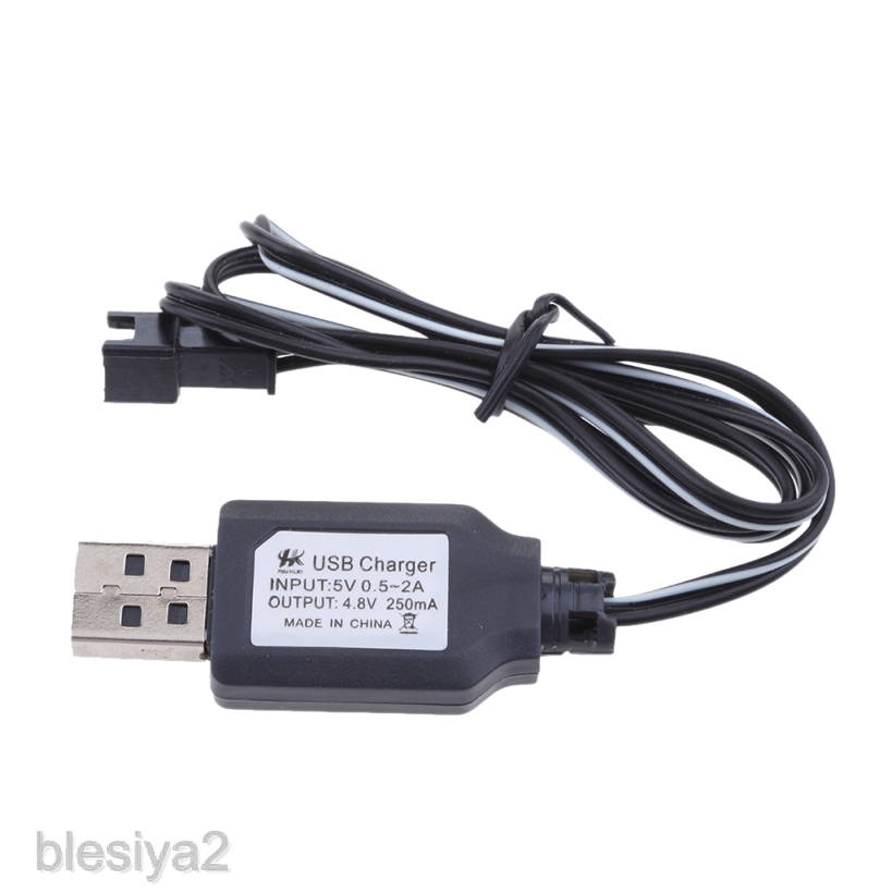 Dây Cáp Sạc Pin 4.8V Ni / Cd Cao Cấp Blesiya2 Dành Cho Ô Tô Đồ Chơi RC