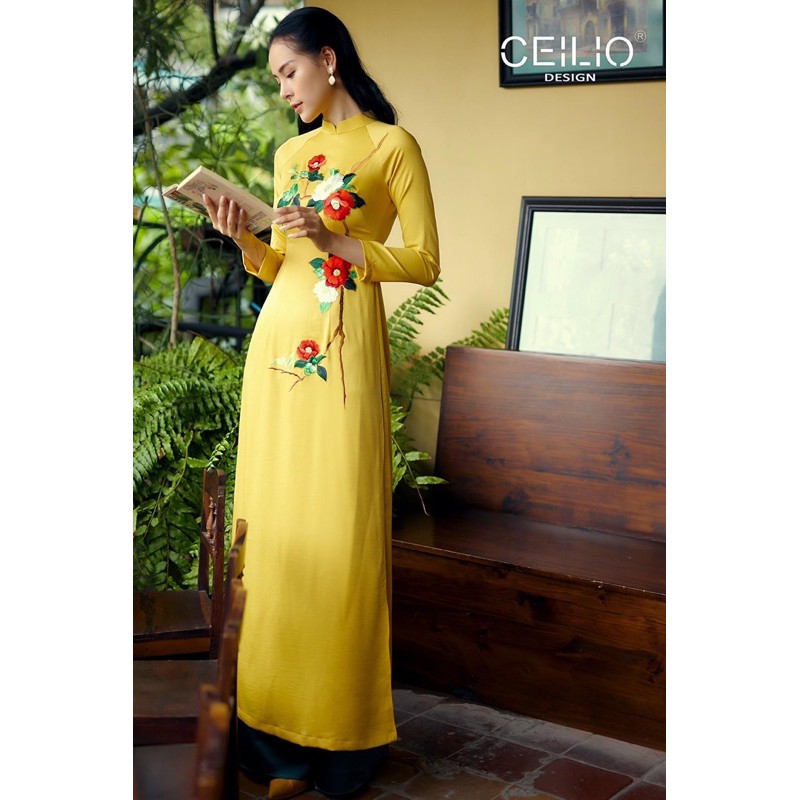 Pass áo dài Ceilio size S mặc 1 lần