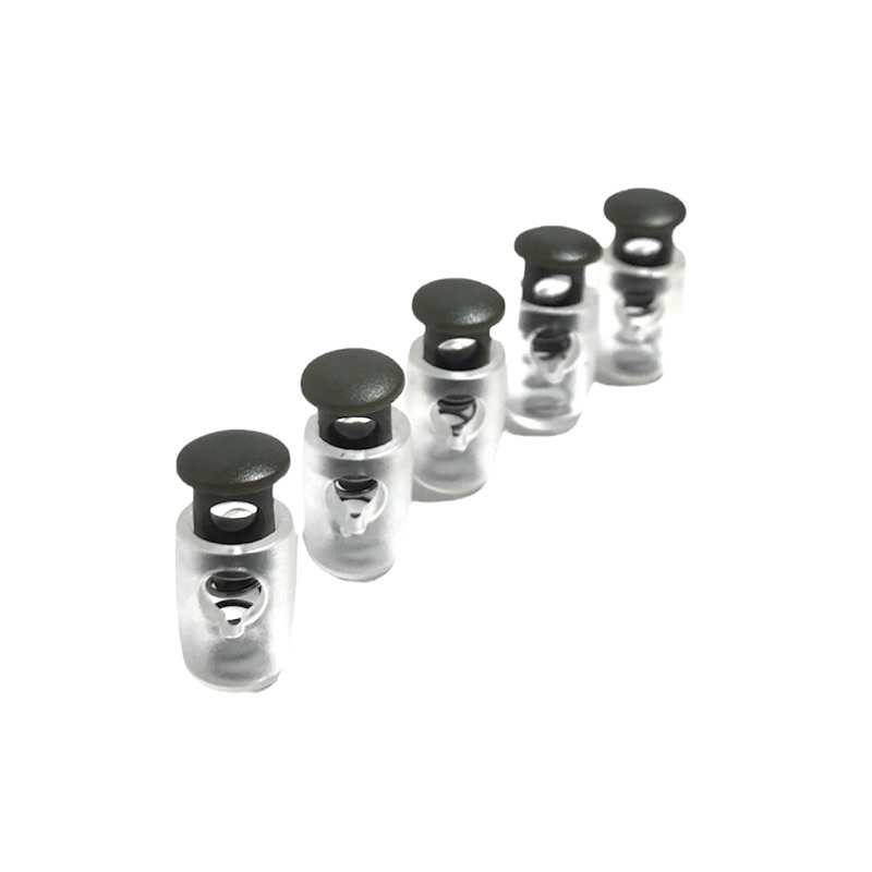5 cái - Nút chặn nhựa trong siêu đẹp hàng xuất khẩu đẹp bền dùng trong thời trang, balo, túi xách, giày