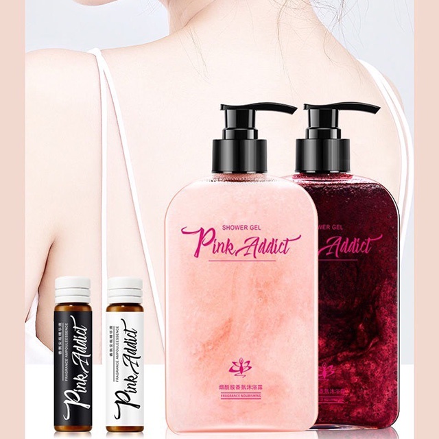 Sữa Tắm Nước Hoa PINK ADDICT DIY Tự Pha Siêu Lưu Hương 420ml