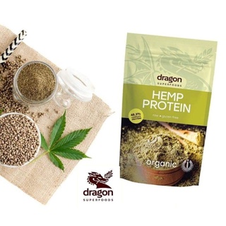 Bột protein gai dầu hữu cơ Dragon Superfoods 200g