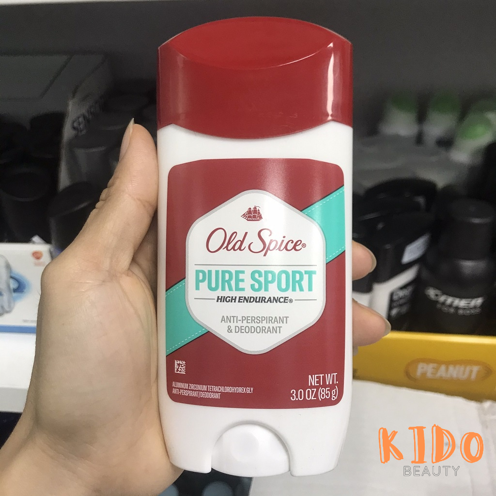 Lăn nách nam OLD SPICE Pure Sport High 85g / Sáp khử mùi nam hiệu cánh buồm đỏ fiji/timber/worfthorn/bearglove 73g