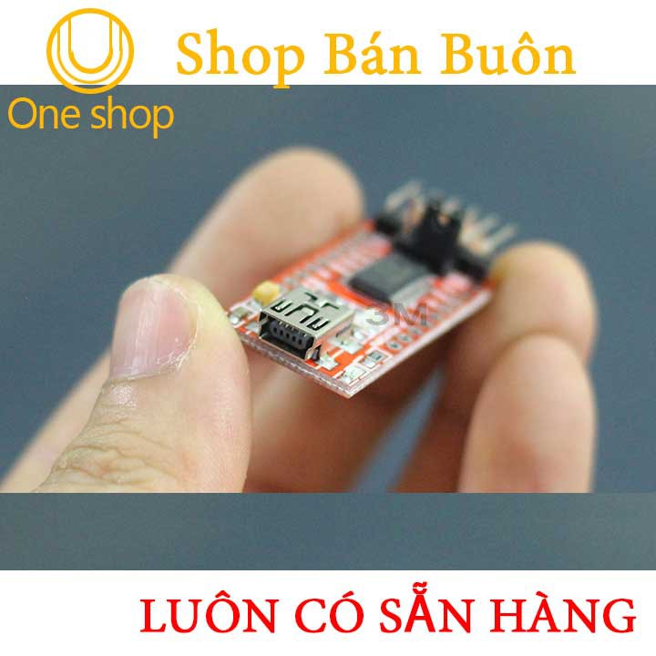 Module USB TO COM FT232 RL 3V3 - 5V - Loại Đỏ