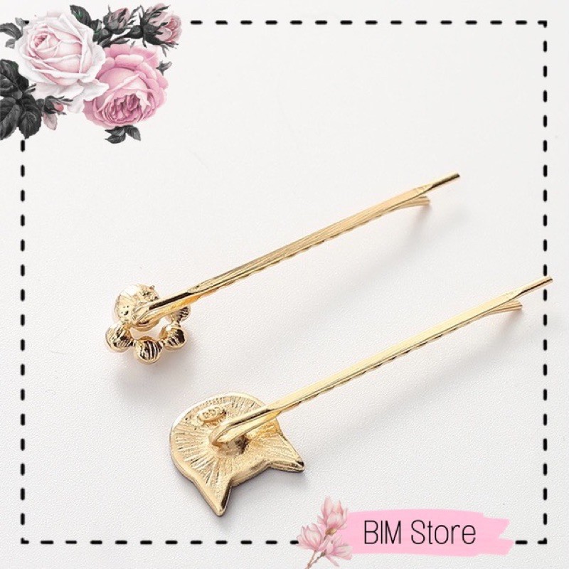 Set 2 kẹp tăm hình mèo, bàn chân mèo đáng yêu cho nữ