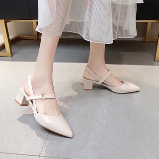 Sandal khuy cài gót 5p cực đẹp